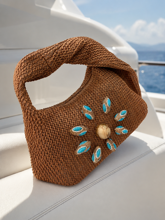 Aqua Soleil Luxe Clutch