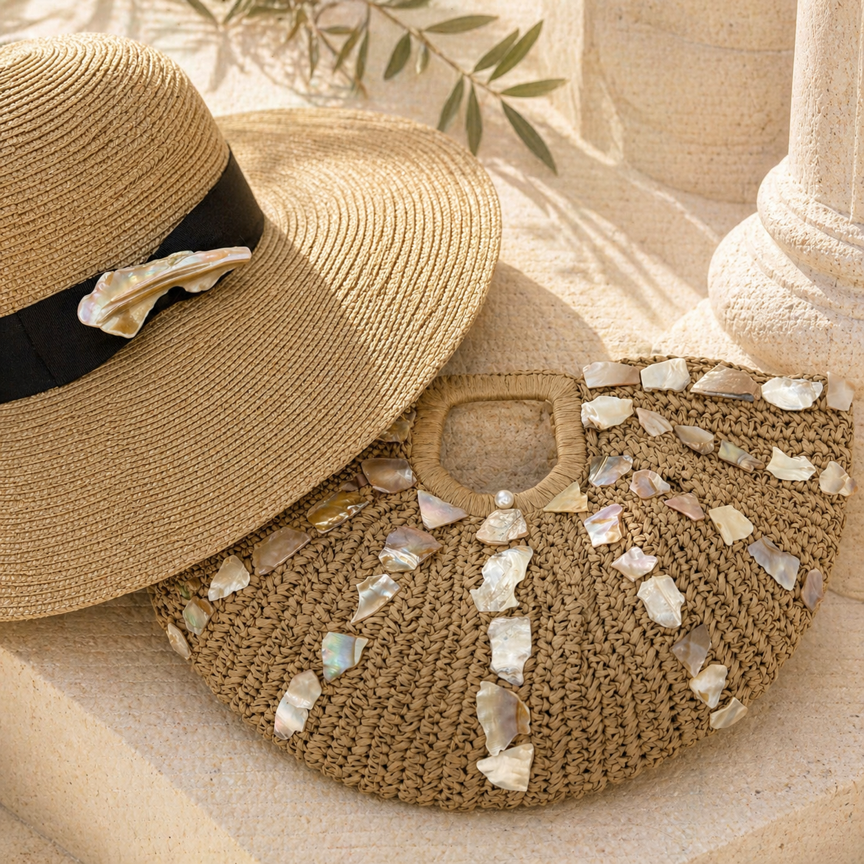 Coastal Pearl Conch Sun Hat