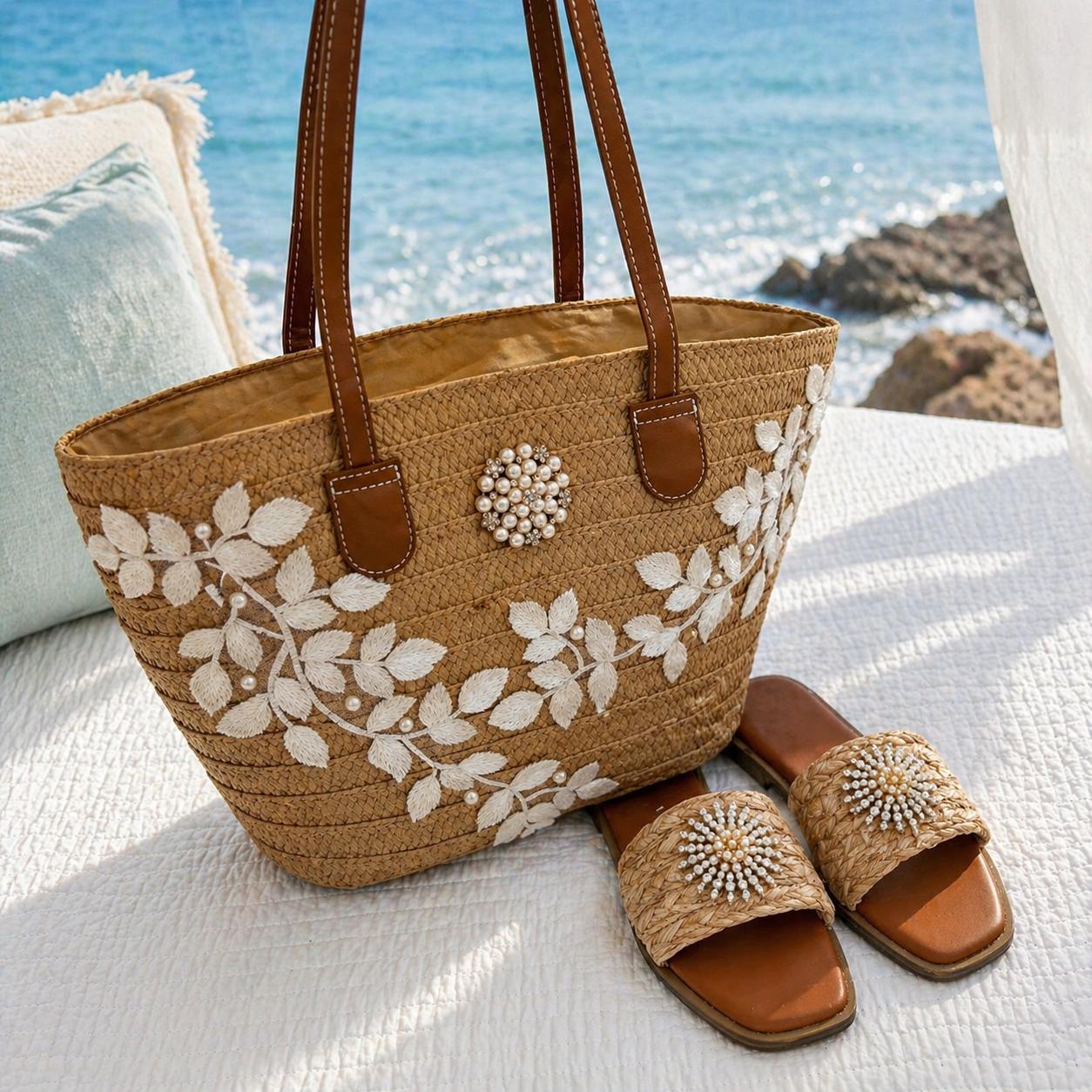 Pearl Garden Luxe Tote
