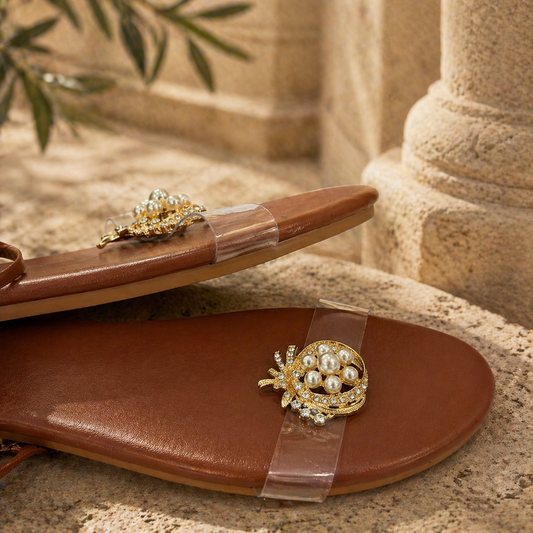 Pearl Coco Luxe Sandals