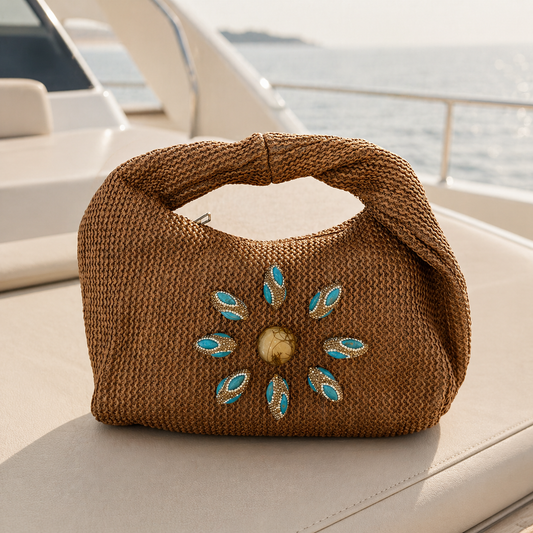 Aqua Soleil Luxe Clutch