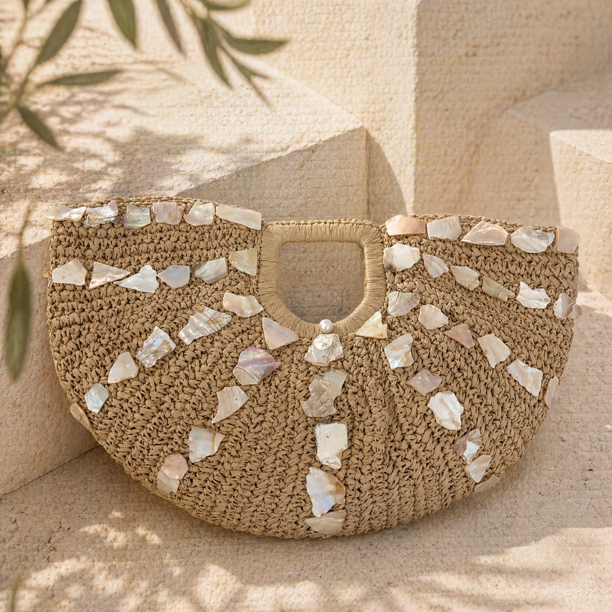 Éclat Shell Woven Tote