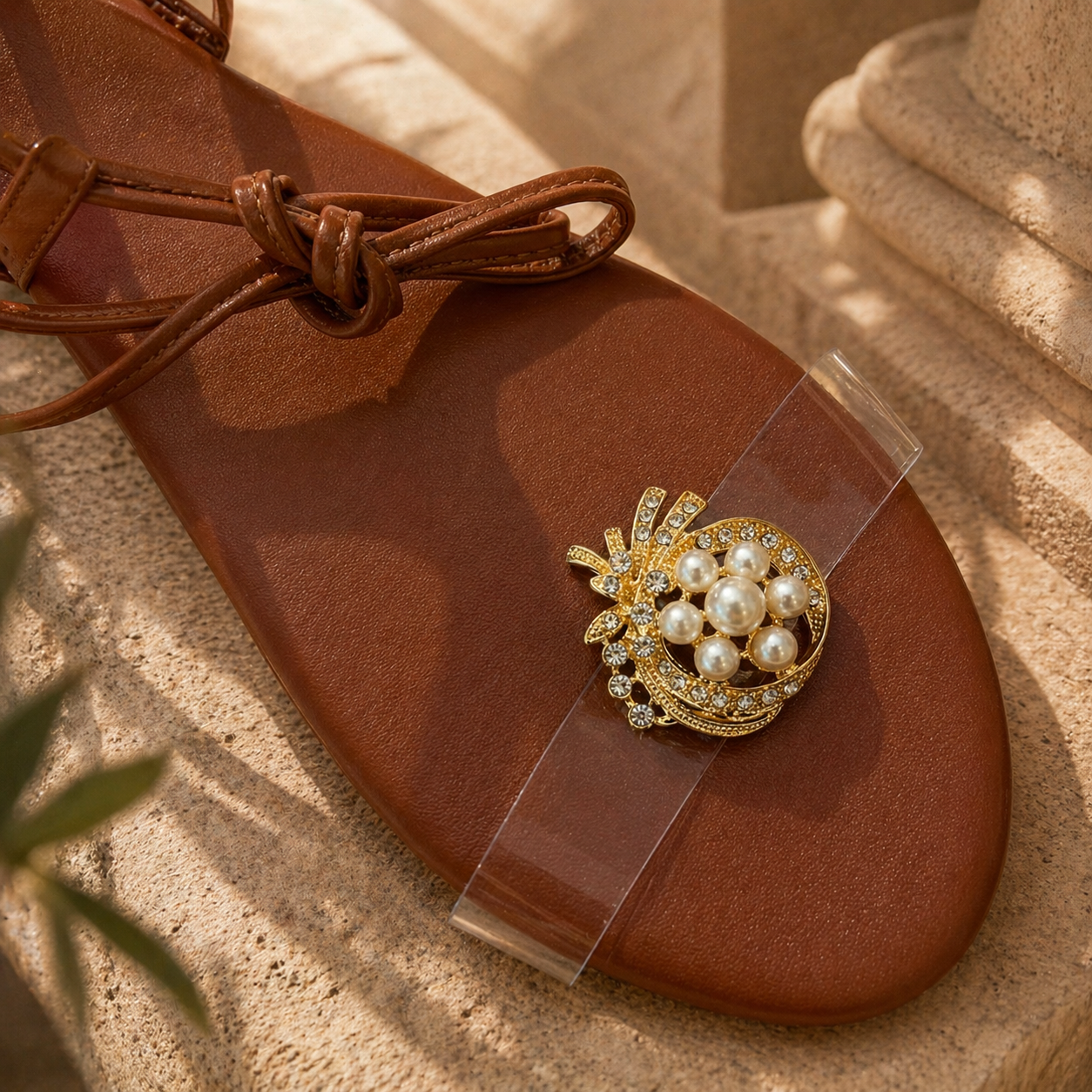 Pearl Coco Luxe Sandals