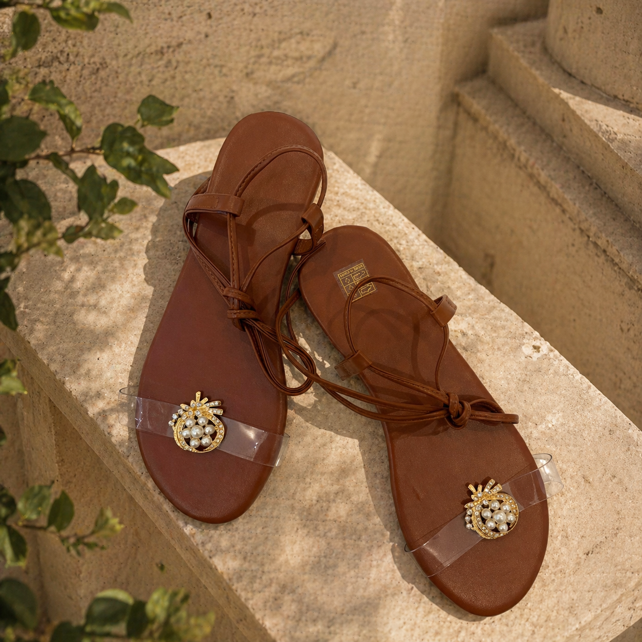 Pearl Coco Luxe Sandals