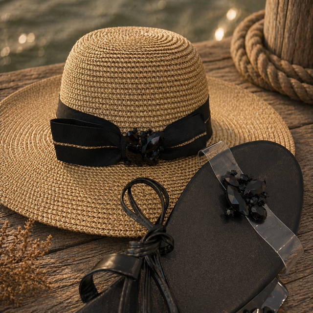 Midnight Riviera Sun Hat