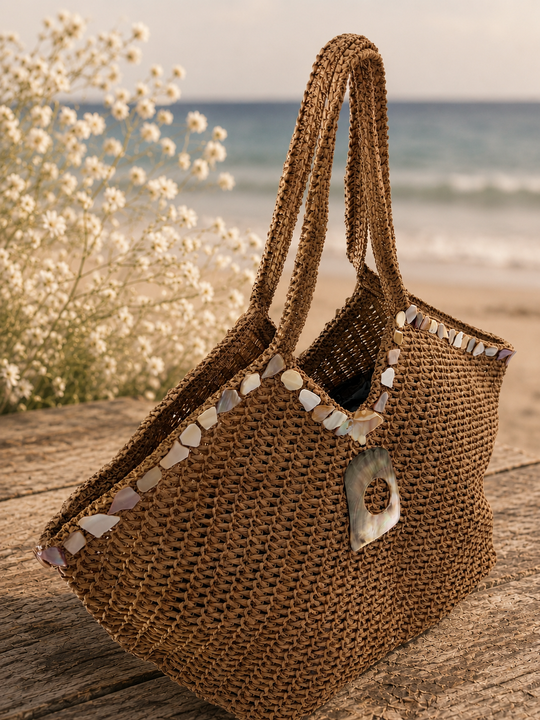 Ocean Muse Woven Tote