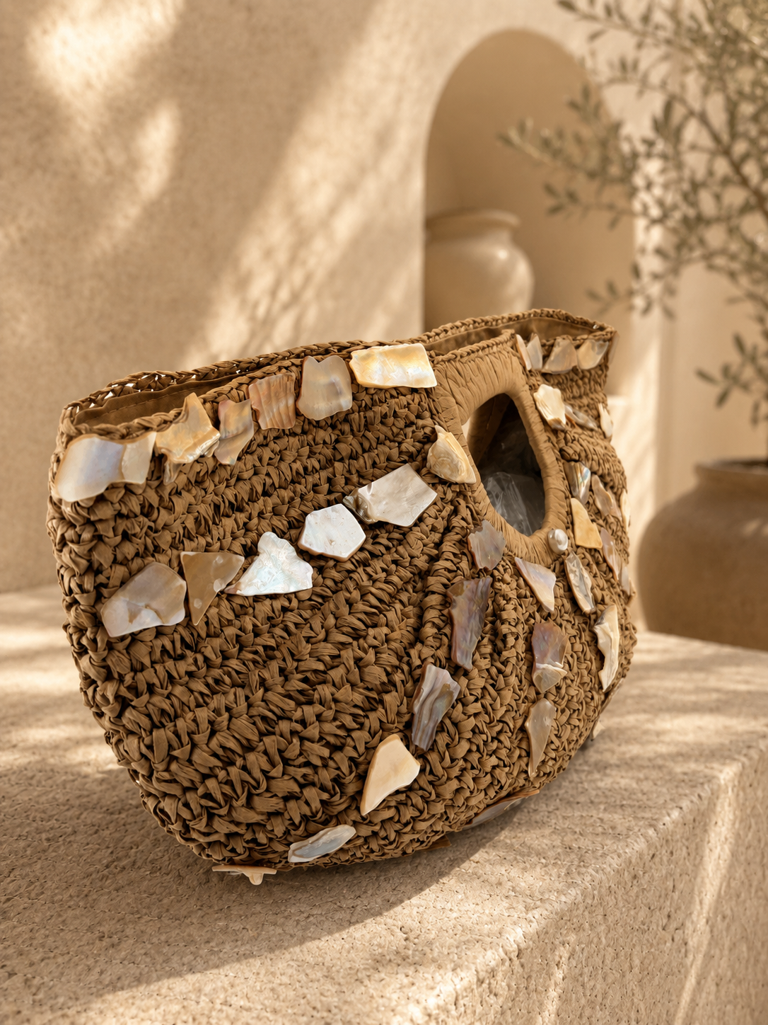 Éclat Shell Woven Tote