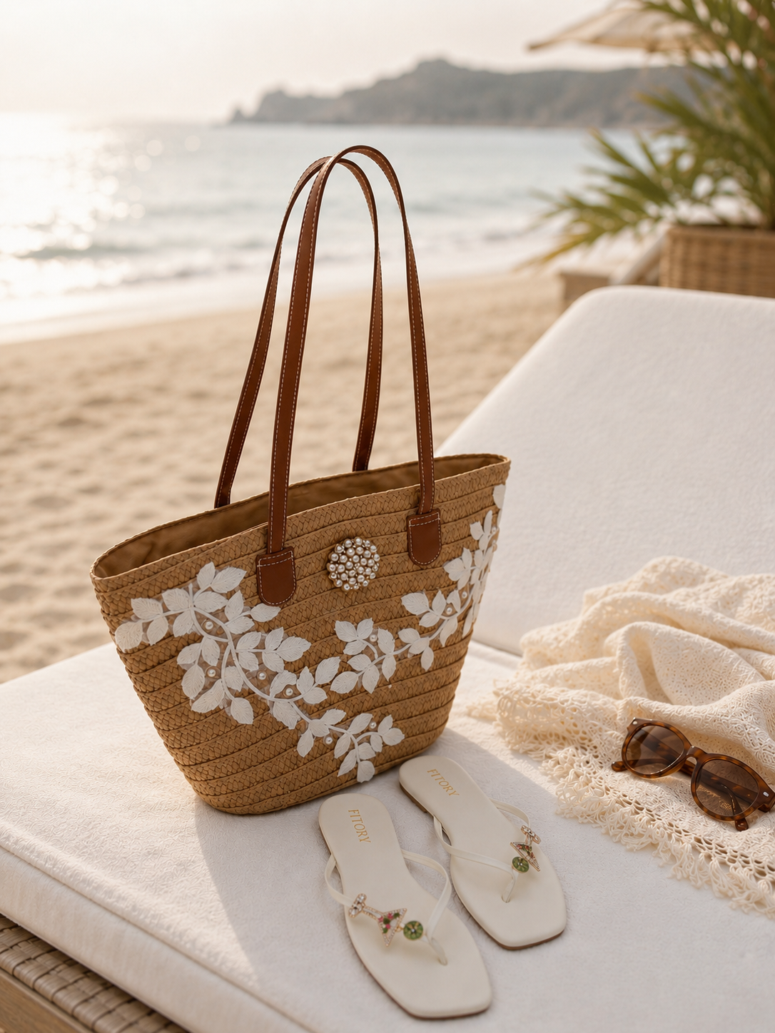 Pearl Garden Luxe Tote