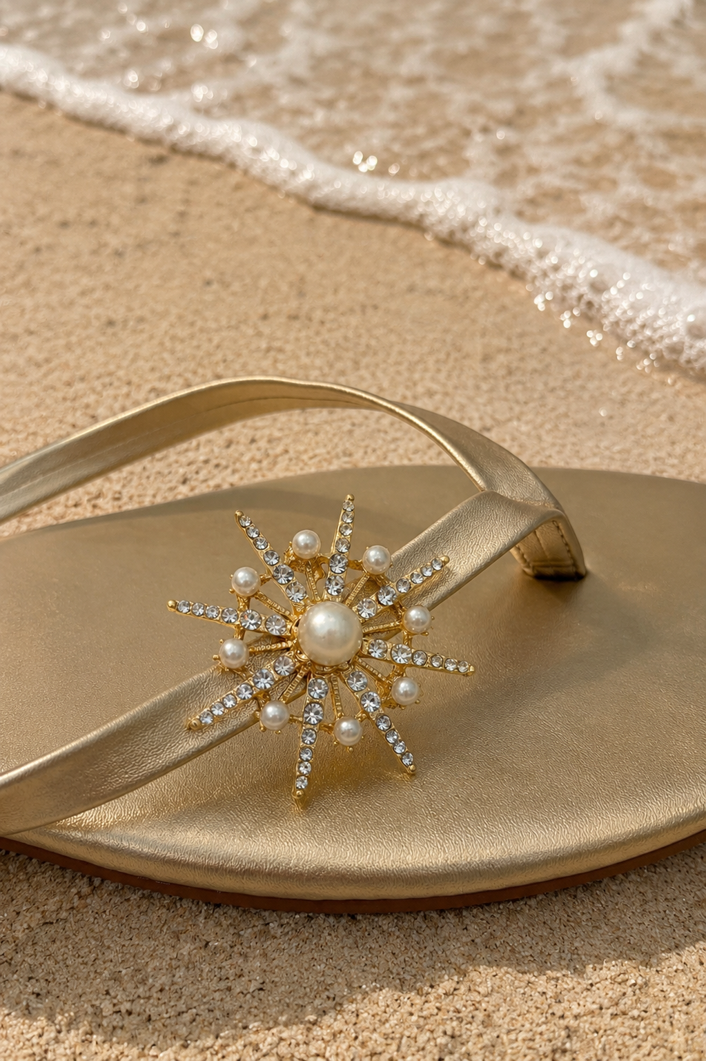 Celeste Pearl Embellished Sandal