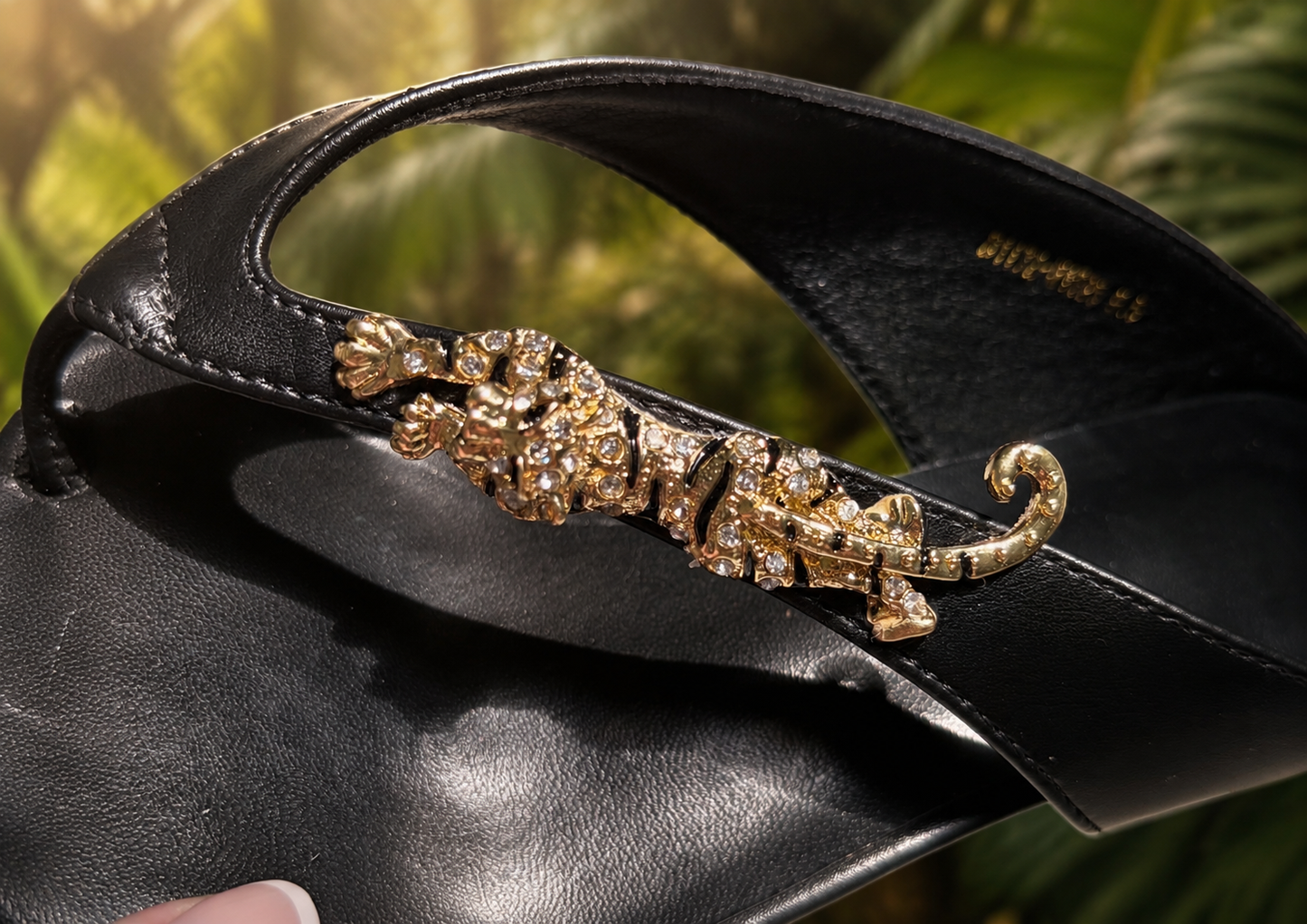 Panthère Noir Luxe Heels